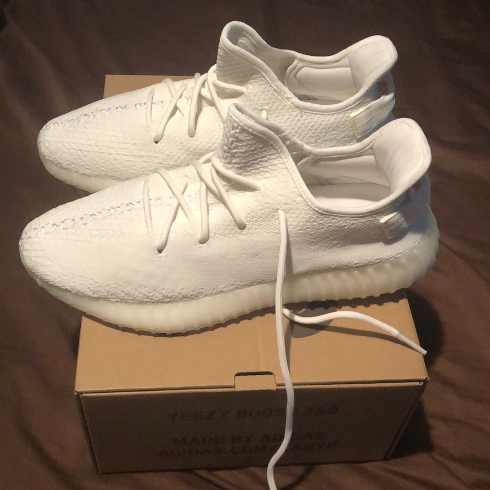 White Yeezys